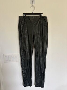 IRIS Skinny Seam Faux Leather Leggings
